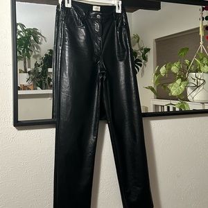 Aritzia Wilfred Melina Faux Leather Pant